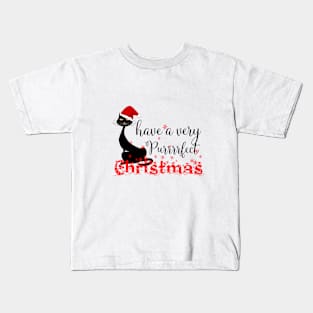 have a purrfect Christmas Kids T-Shirt